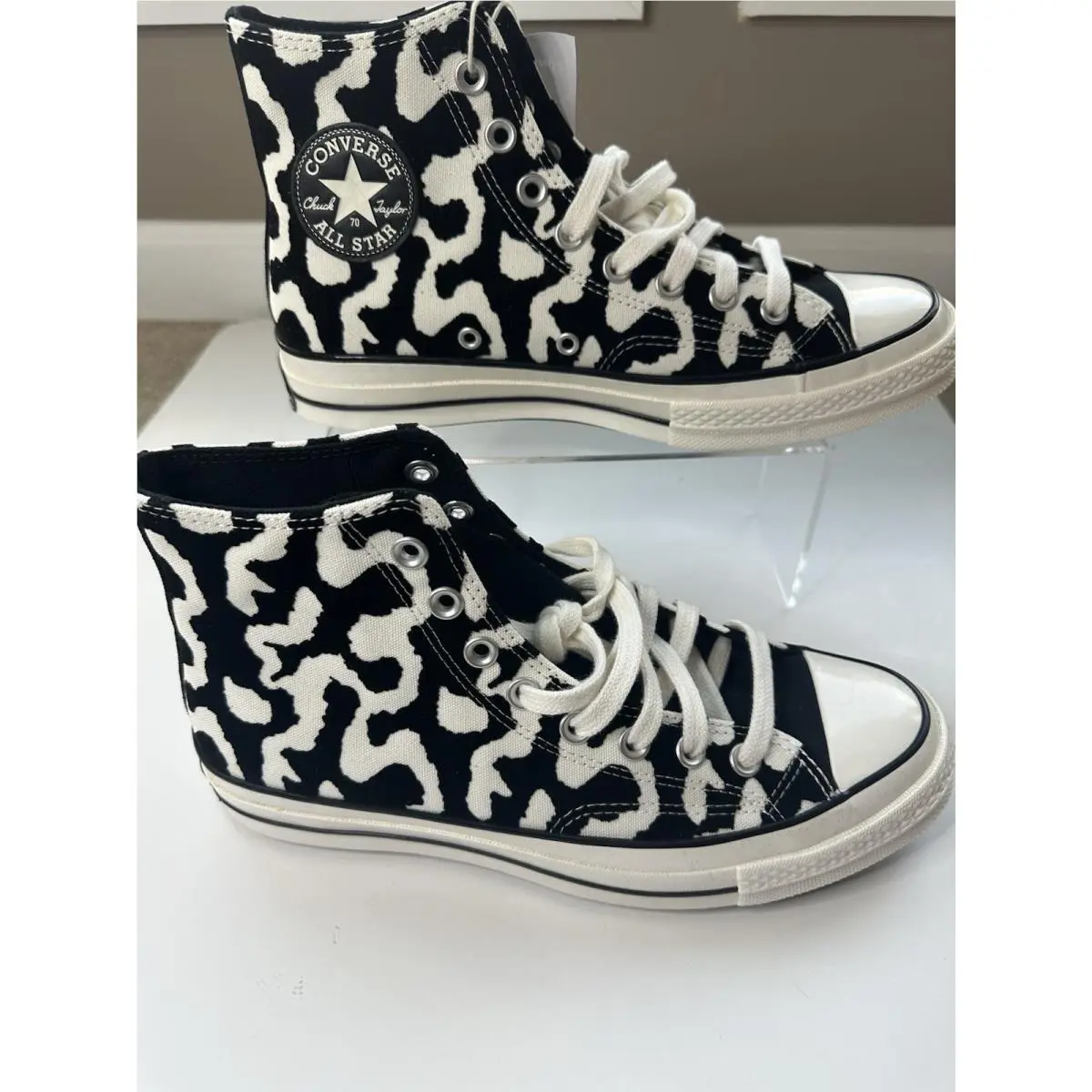 Converse shoes - Chuck 70 Leopard Remix - Chuck Leopard Remix - A12350C - Black (UPC: 0194435182063) 7