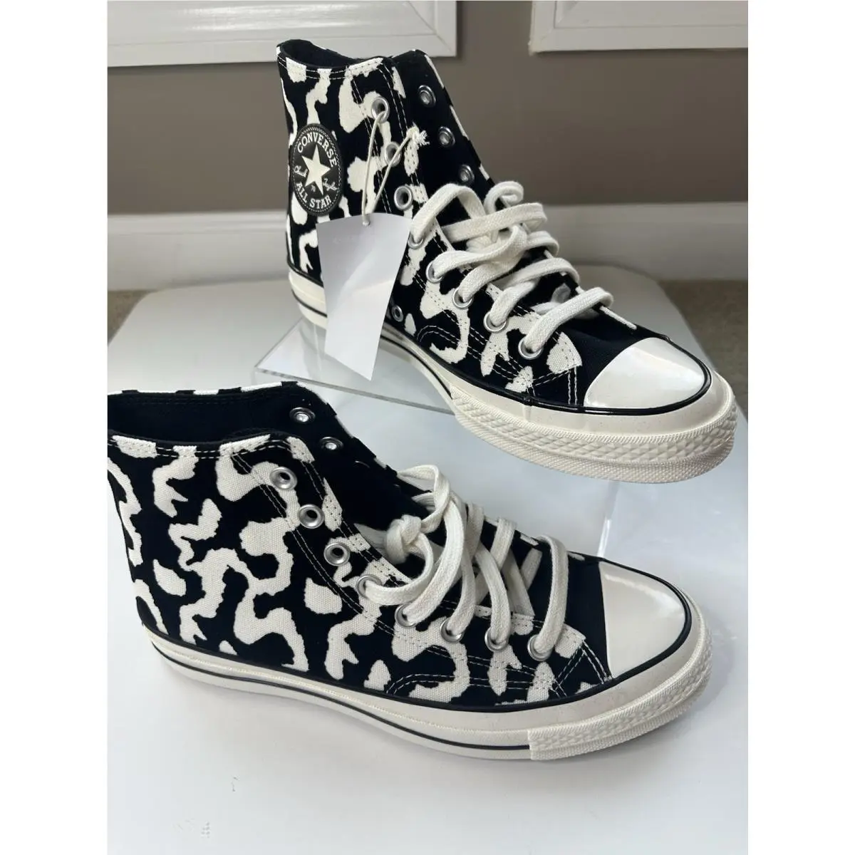 Converse shoes - Chuck 70 Leopard Remix - Chuck Leopard Remix - A12350C - Black (UPC: 0194435182063) 6