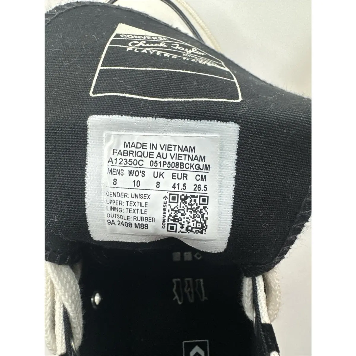 Converse shoes - Chuck 70 Leopard Remix - Chuck Leopard Remix - A12350C - Black (UPC: 0194435182063) 10