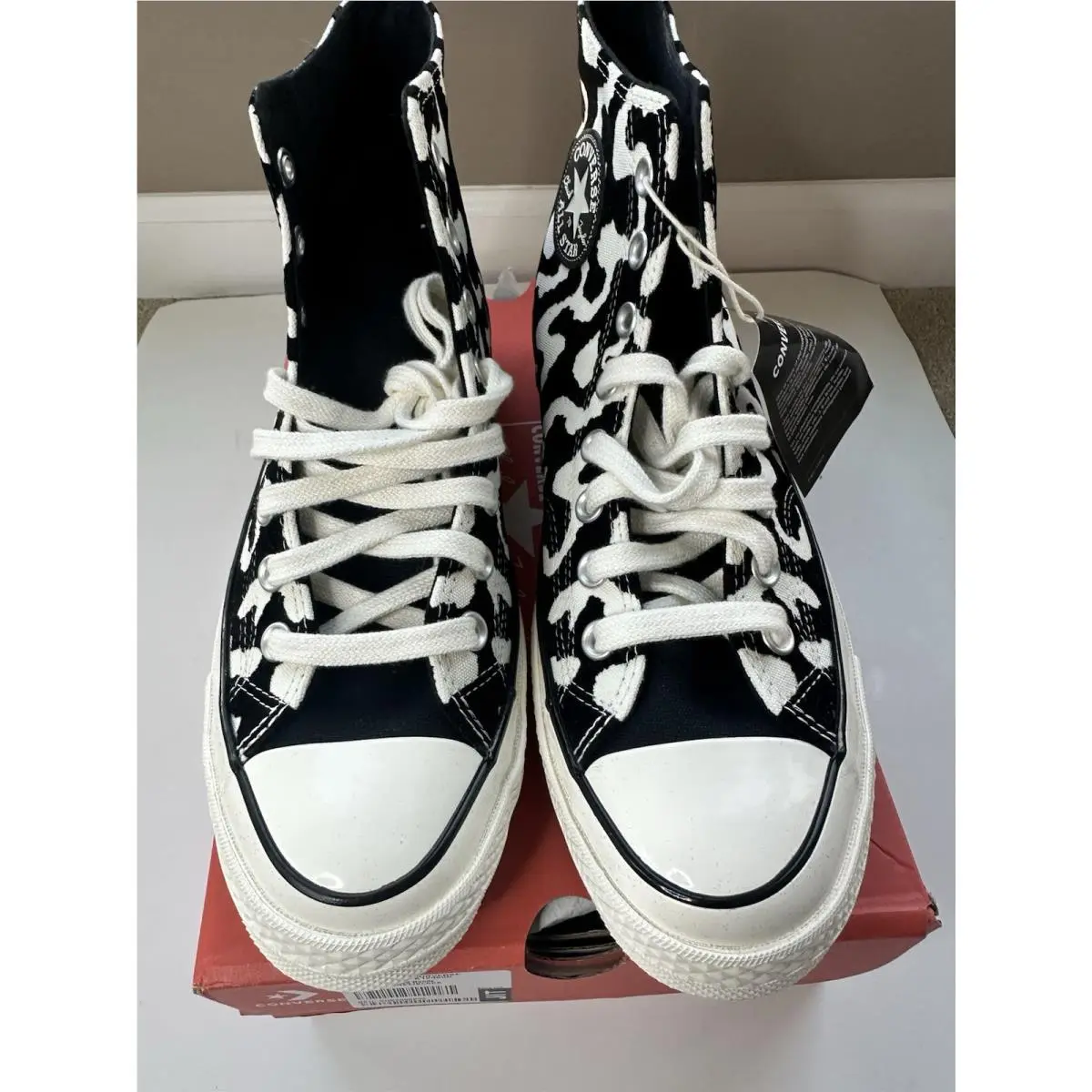 Converse shoes - Chuck 70 Leopard Remix - Chuck Leopard Remix - A12350C - Black (UPC: 0194435182063) 1