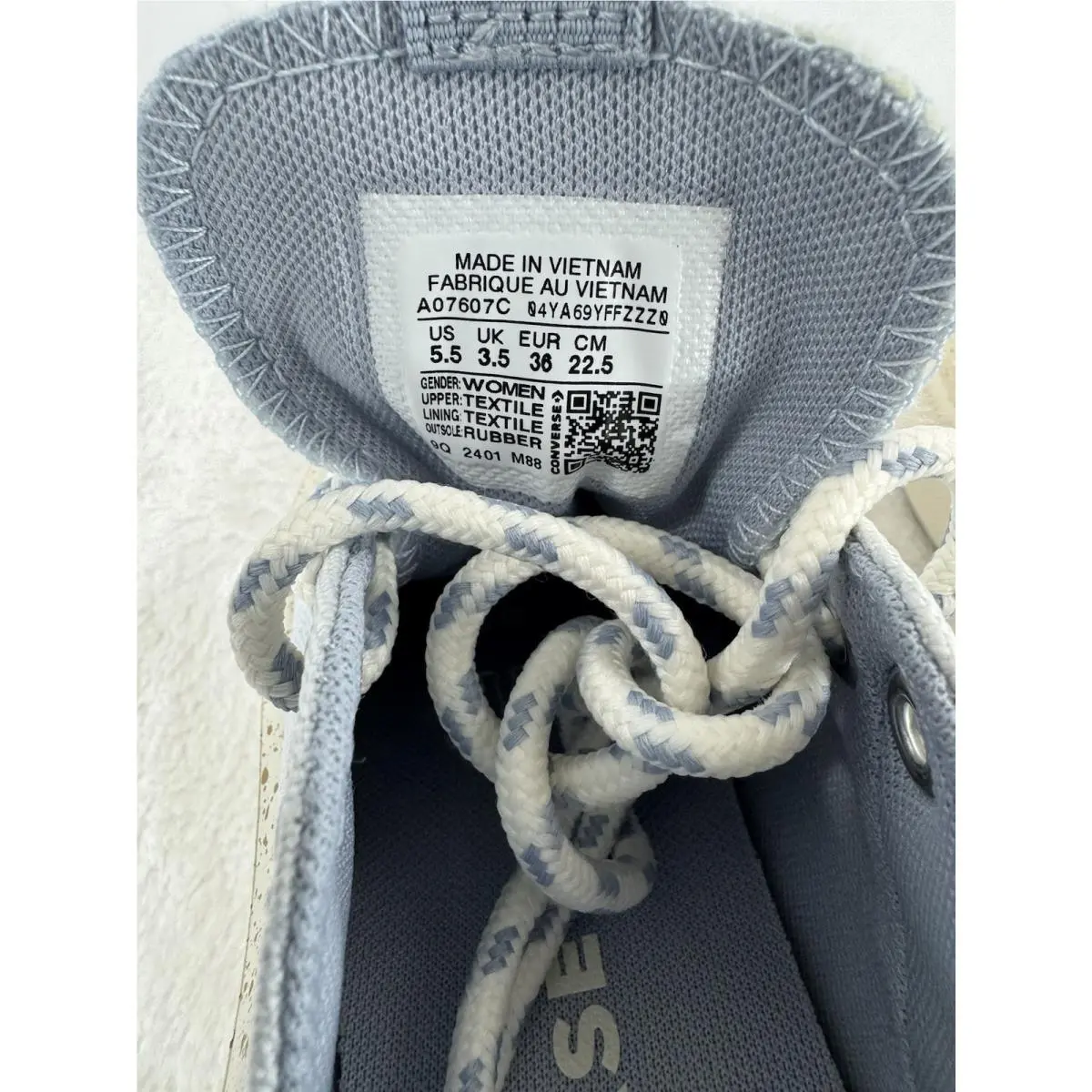 Converse shoes - Converse CTAS OX - CTAS - A077607C - Cloudy Daze Blue/Egret/Rainy Daze 6