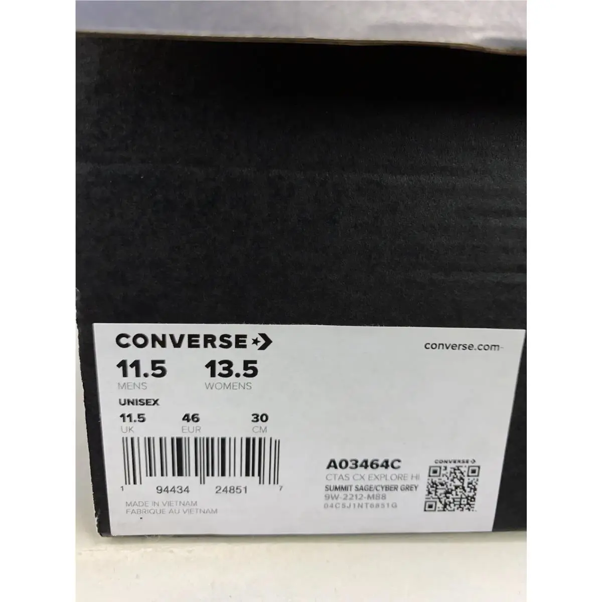 Converse shoes - Converse Chuck Taylor All Star CX High - A03464C - Green (UPC: 194434248517) 8