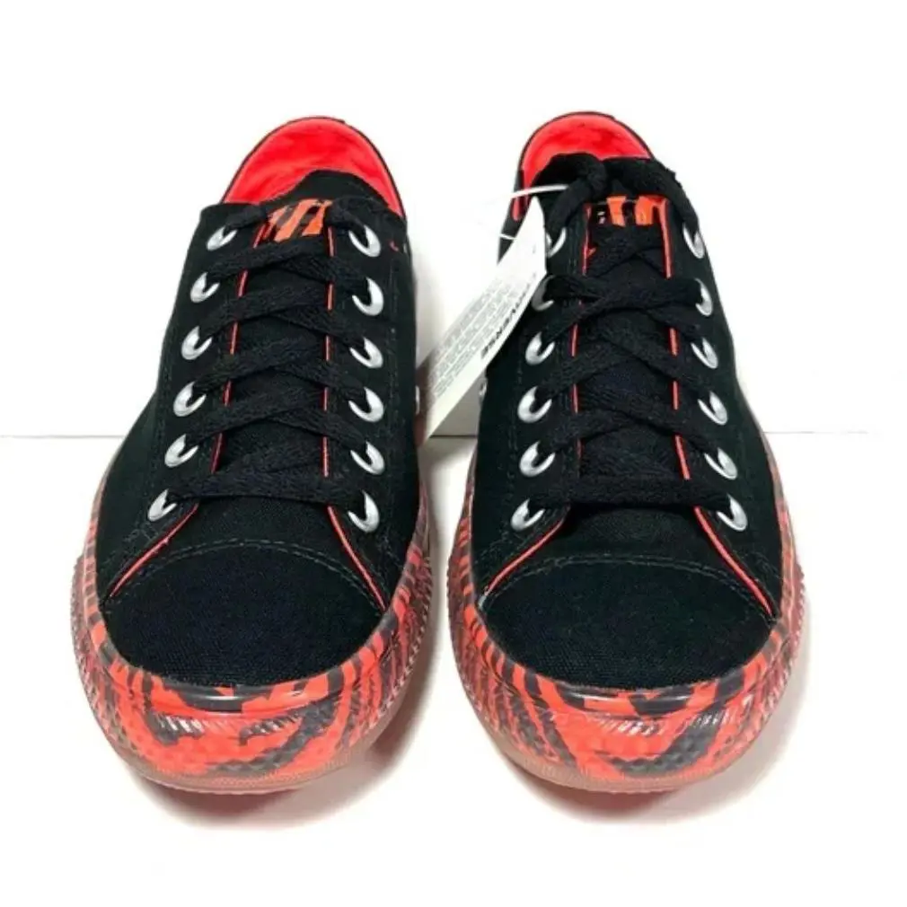 Converse Chuck Taylor All Star Ox Sneakers Women’s 7.5 Black Print Zebra 540392C - Black