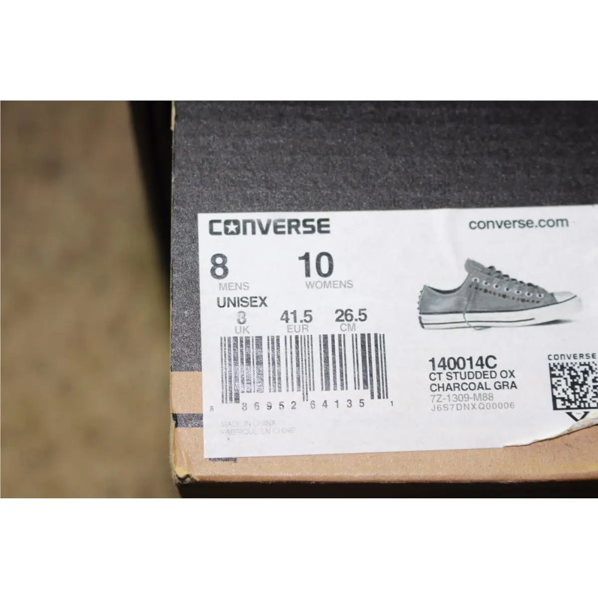Converse shoes - CHARCOAL & GREY (UPC: 886952641351) 7