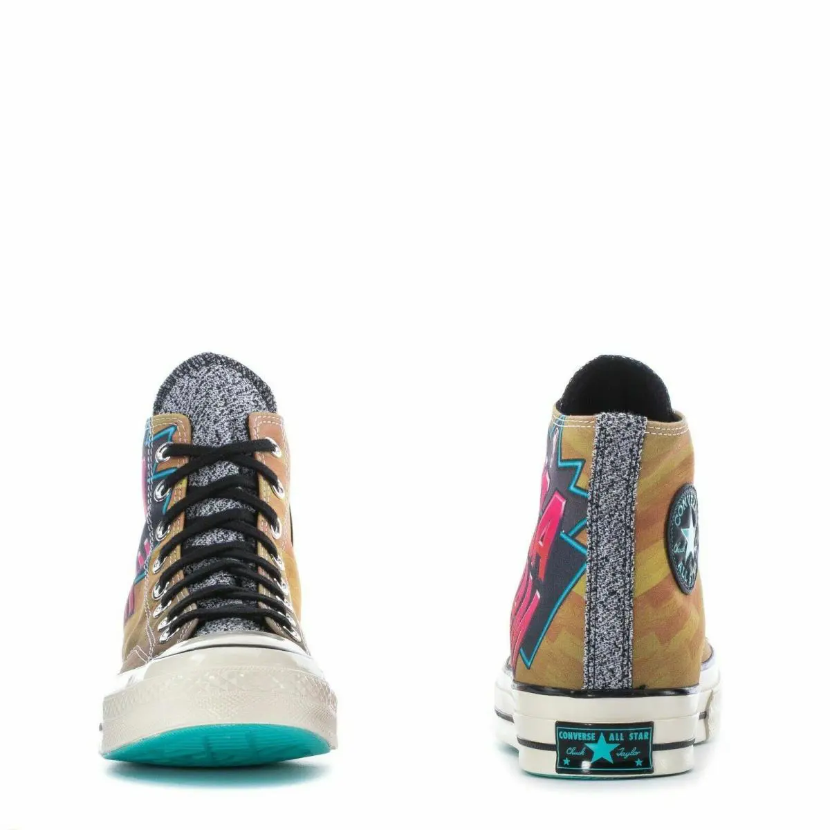 Converse shoes - Brown Hardwood Floor Aqua Grey - 171692C 4