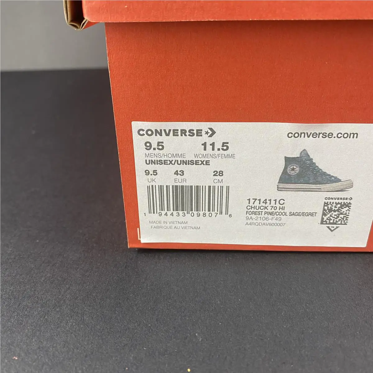 Converse shoes - Converse Surface Fusion Chuck 70 - Green - Green 10