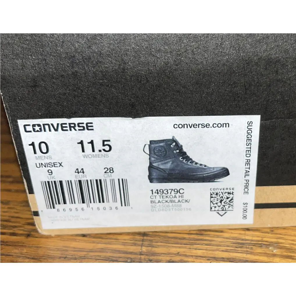 Converse shoes - Converse Tekoa Boot - Tekoa Boot - 153660C - Black 7