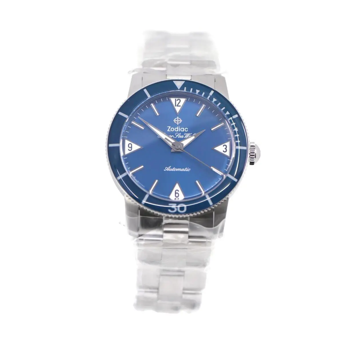 Zodiac Sea Wolf 53 Stainless Steel Watch ZO9211 - Dial: Blue