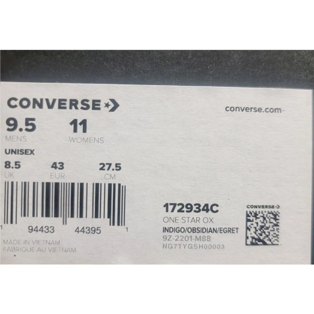 Converse shoes - Converse One Star OX Low - 172934c - Indigo 7