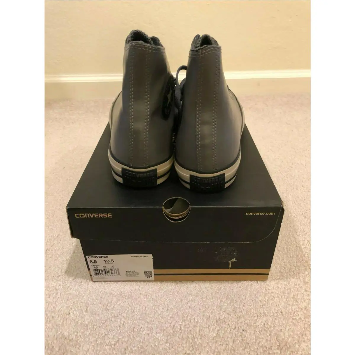 Converse shoes - Converse Chuck Taylor All-Star Hi - 149457C - Thunder/Blac (UPC: 886956162333) 2