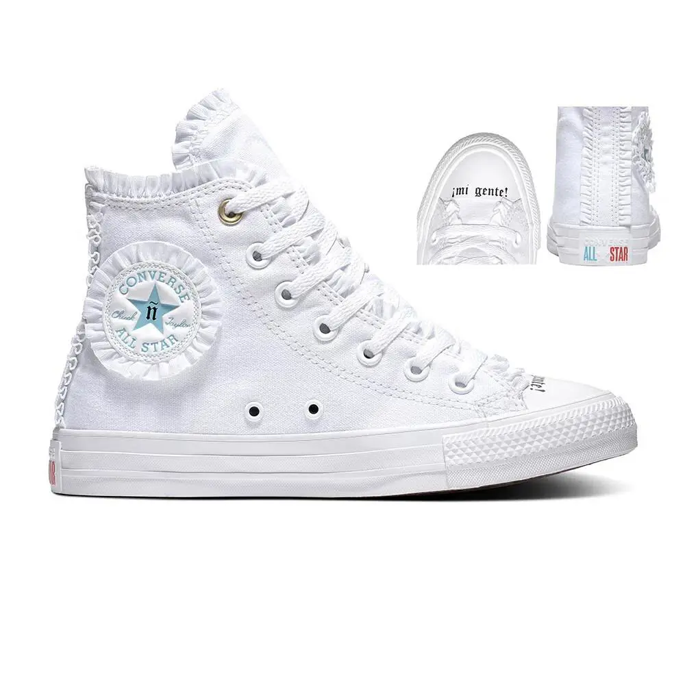 Converse shoes - White/Shoreline Blue/Gold - 168607C 7