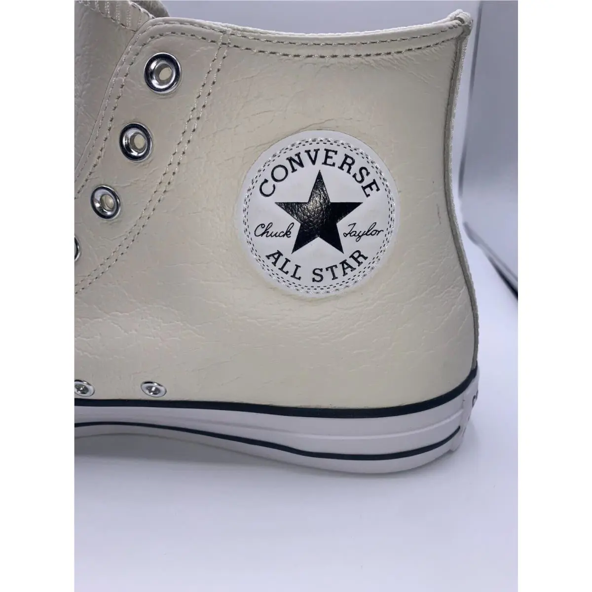 Converse shoes - Converse Chuck Taylor All Star Tumbled Leather High Top - A01462C - Gray (UPC: 194433939003) 1