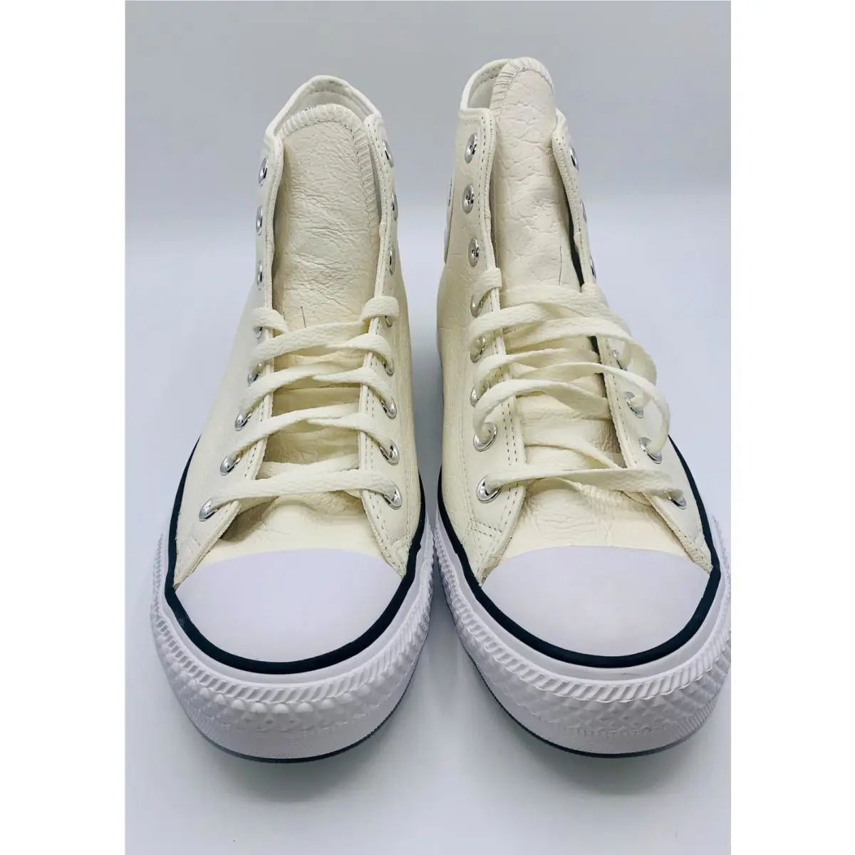 Converse shoes - Converse Chuck Taylor All Star Tumbled Leather High Top - A01462C - Gray (UPC: 194433939003) 3