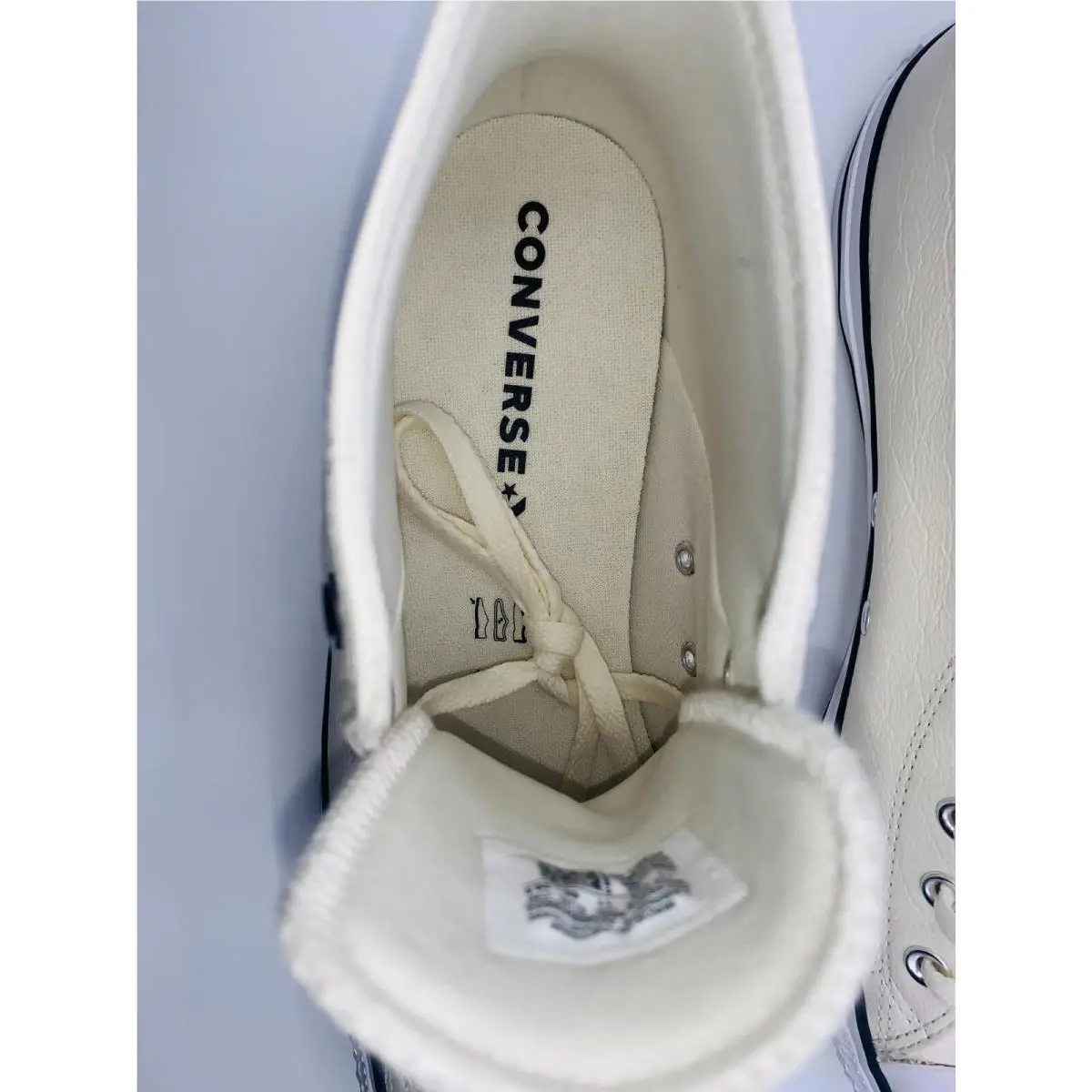 Converse shoes - Converse Chuck Taylor All Star Tumbled Leather High Top - A01462C - Gray (UPC: 194433939003) 6