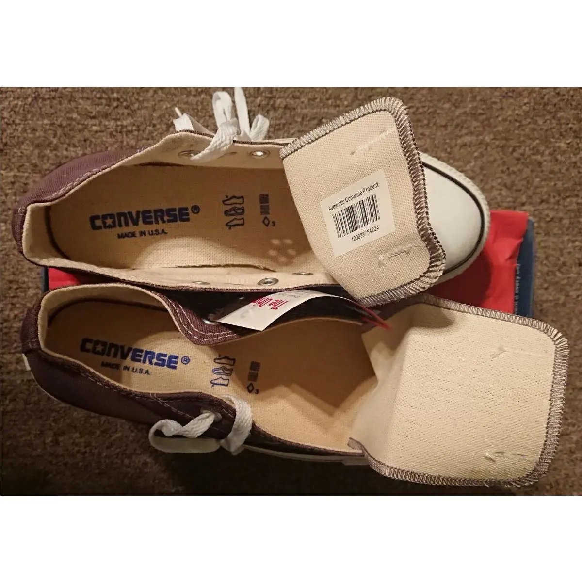Converse shoes - Converse All-Star OX - Purple (UPC: 022859471596) 2