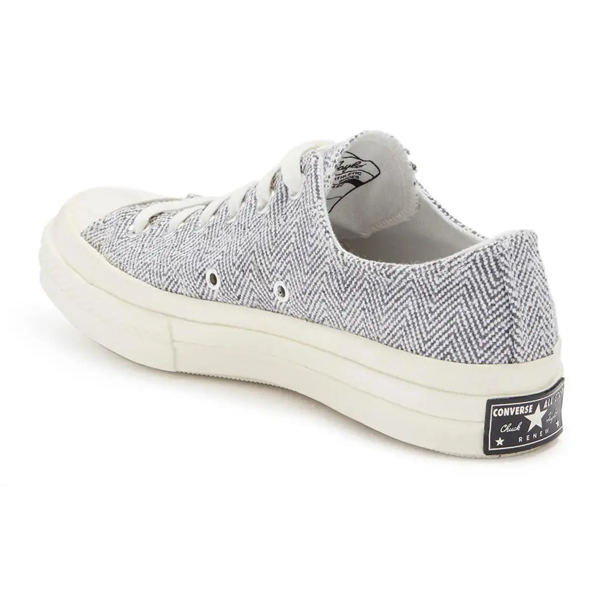 Converse shoes - Chuck 70 OX Black/White/Egret (UPC: 888757725441) 2