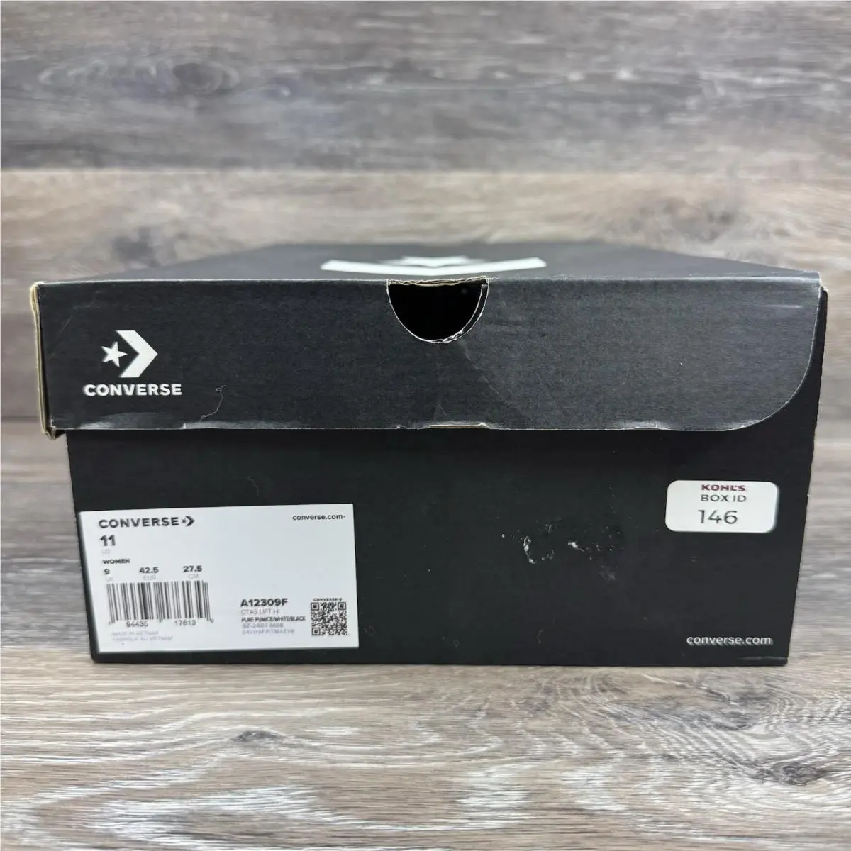 Converse shoes - Comverse CTAS Lift Hi - Comverse CTAS Lift - A12309F - grey (UPC: 194435176130) 13