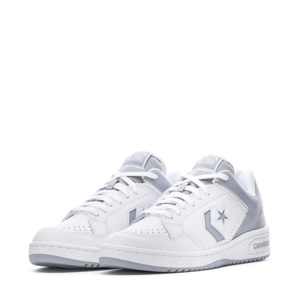 Converse Weapon OX Low Sneakers Lace-up Men Shoes White/wolf Grey Size 13 - White/Wolf Grey - A10204C