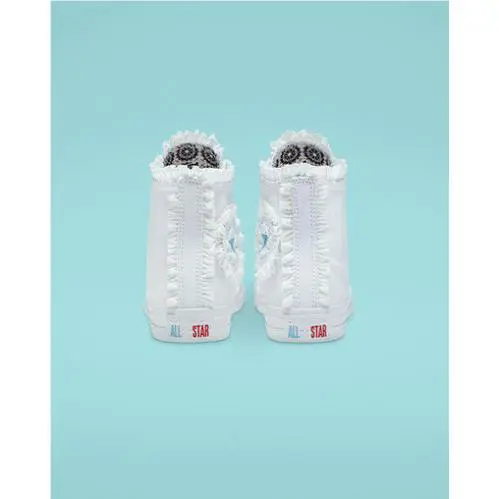 Converse shoes - White/Shoreline Blue/Gold - 168607C 1