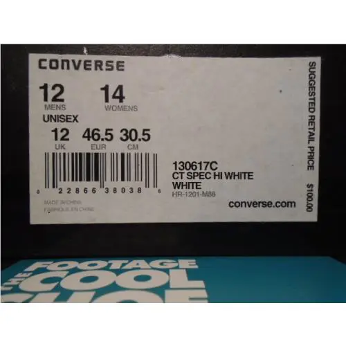 Converse shoes - Converse CT Spec Hi - Spec - 130617C - White 7
