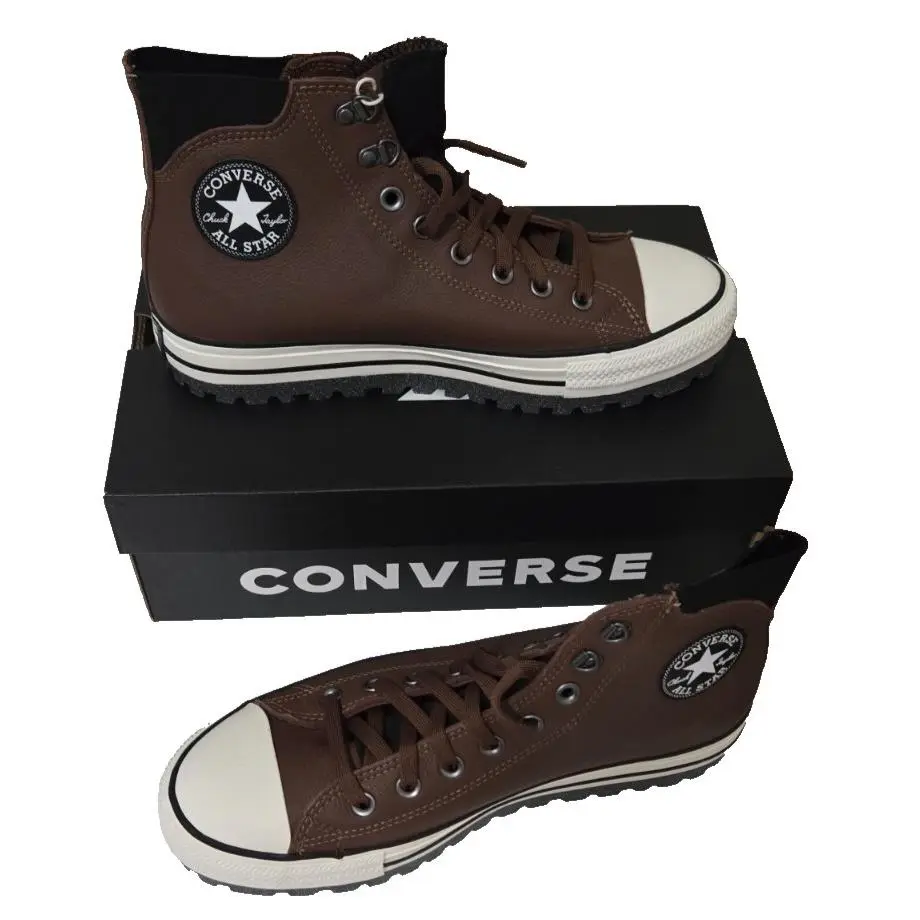 Men`s Converse Chuck Taylor All Star Brown City Trek Leather Waterproof Boot