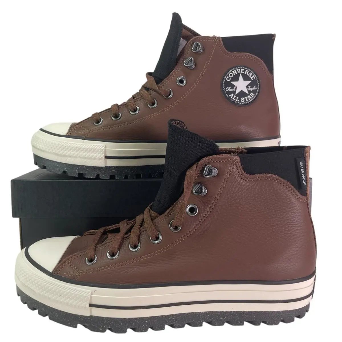 Chuck Taylor City Trek WP Sneaker Boot Bear Nap Brown A08559C Men`s 9.5 by Converse