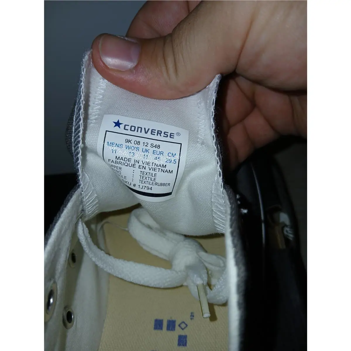 Converse shoes - Converse Chuck Taylor All Star - 1JT94 - Charcoal 5