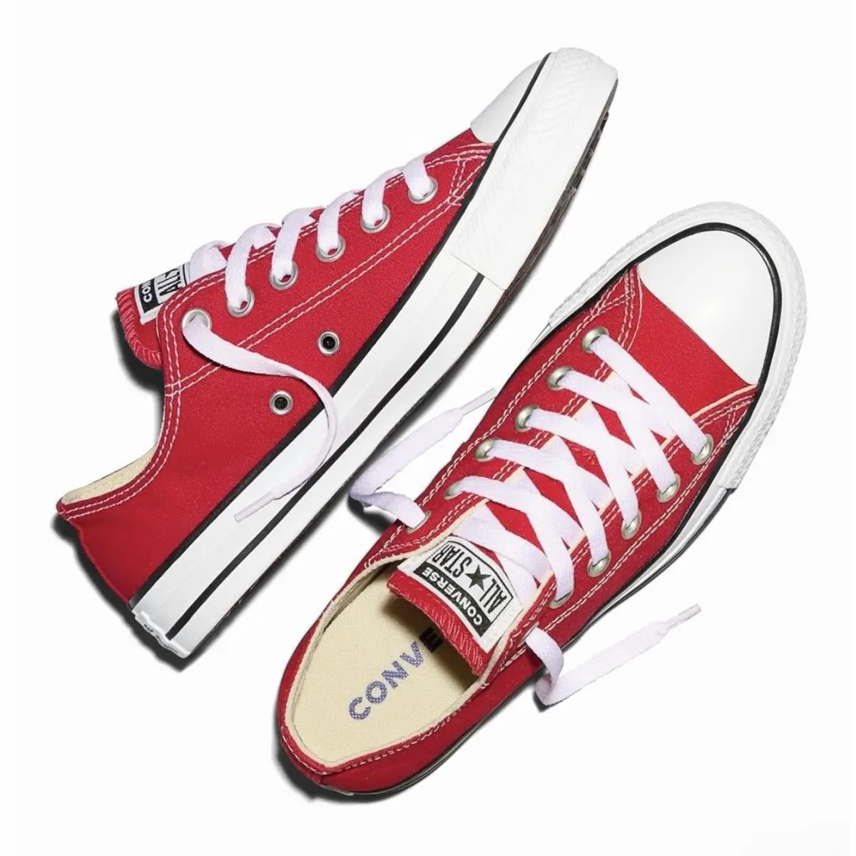 Converse Unisex Adult Chuck Taylor All Star Low Top Sneaker Size M8/W10 - Red