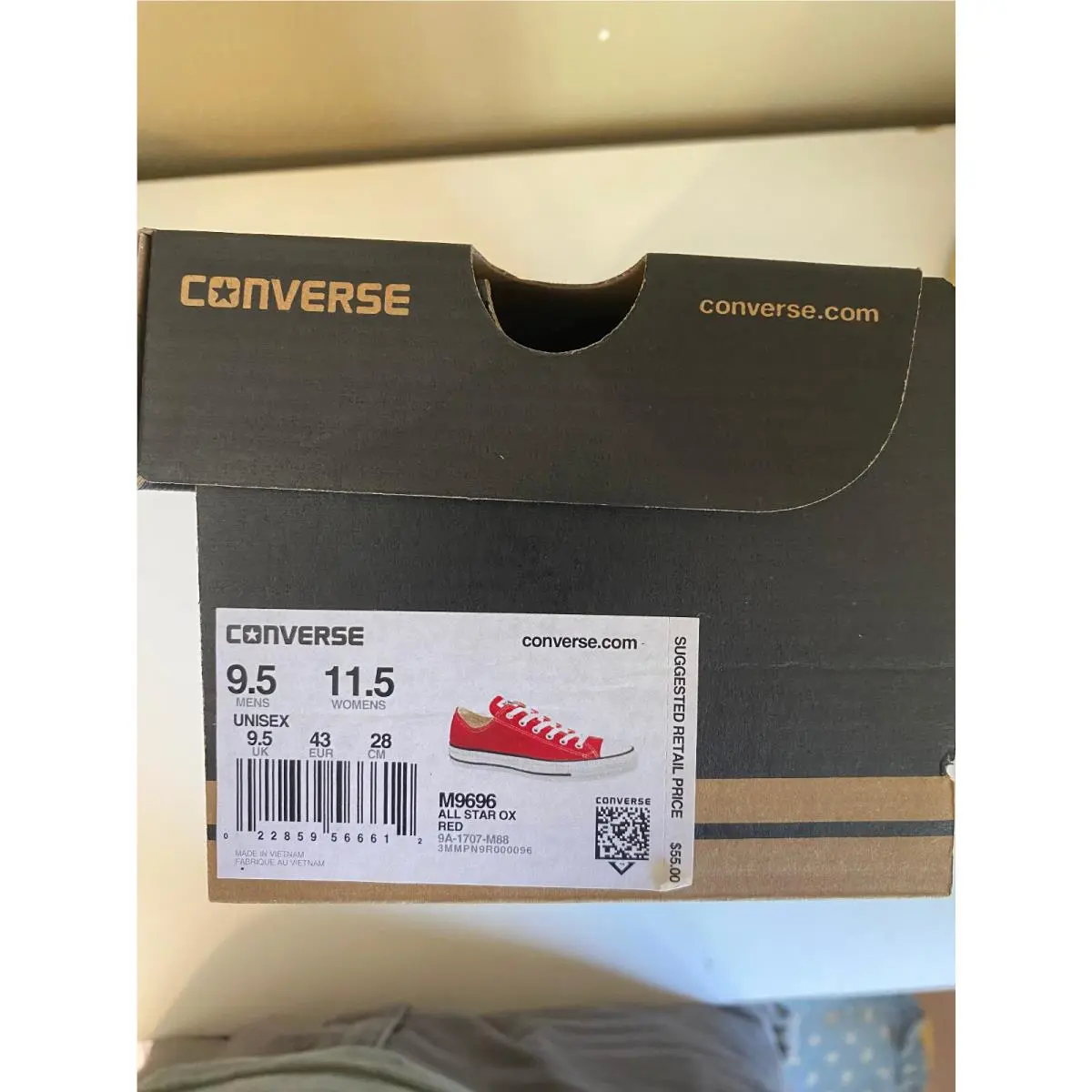 Converse shoes - Converse Chuck Taylor All Star Classic - M9696C - Red 0
