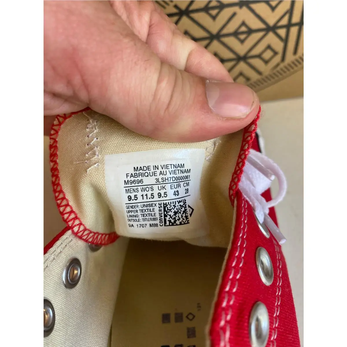 Converse shoes - Converse Chuck Taylor All Star Classic - M9696C - Red 5