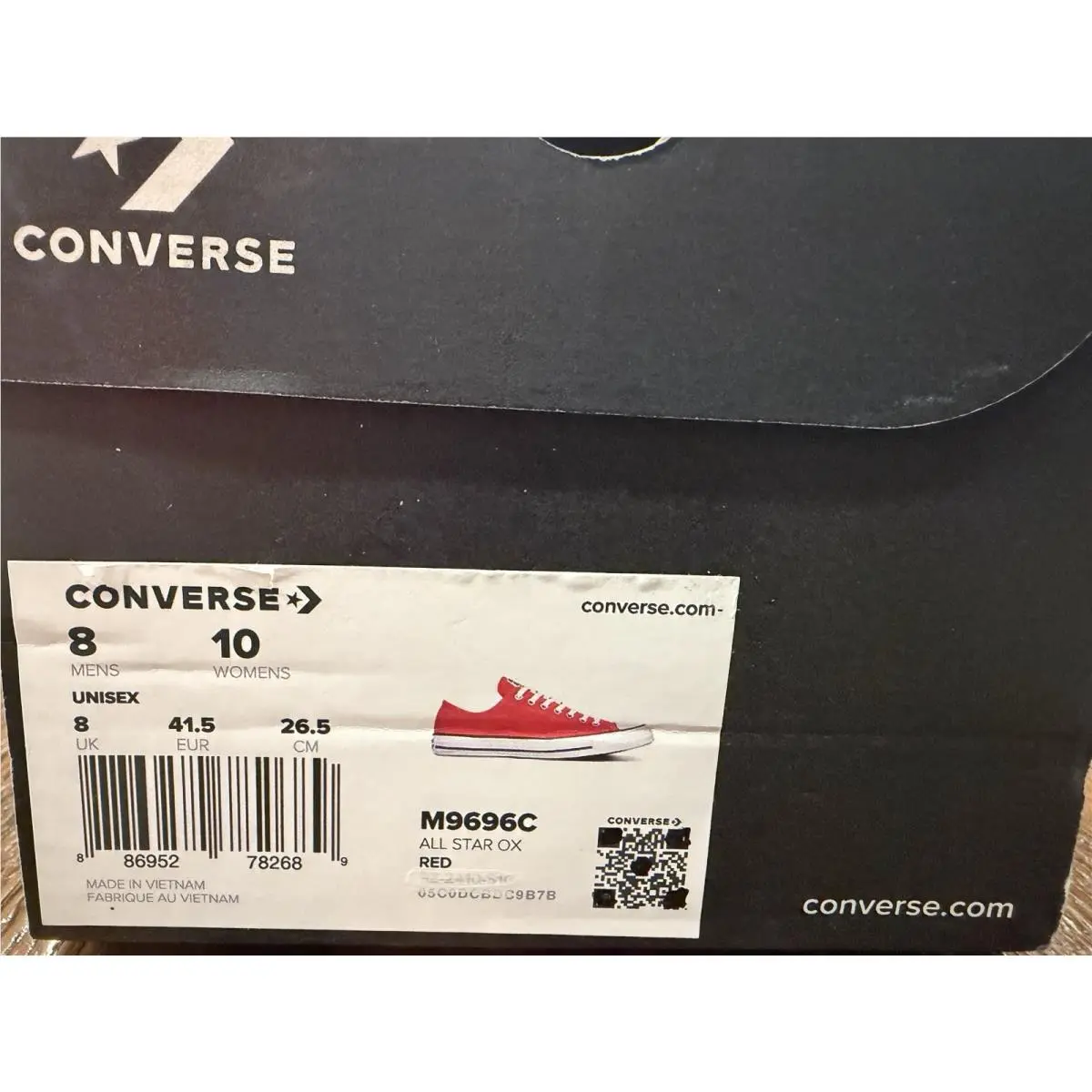 Converse shoes - Converse Chuck Taylor All Star Low Top - M9696C - Red (UPC: 0886952782689) 6
