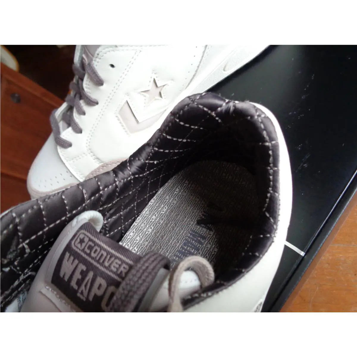Converse shoes - A Ma Maniere Converse Weapon - A13560C - Cream/Tan-Violet Ore 7