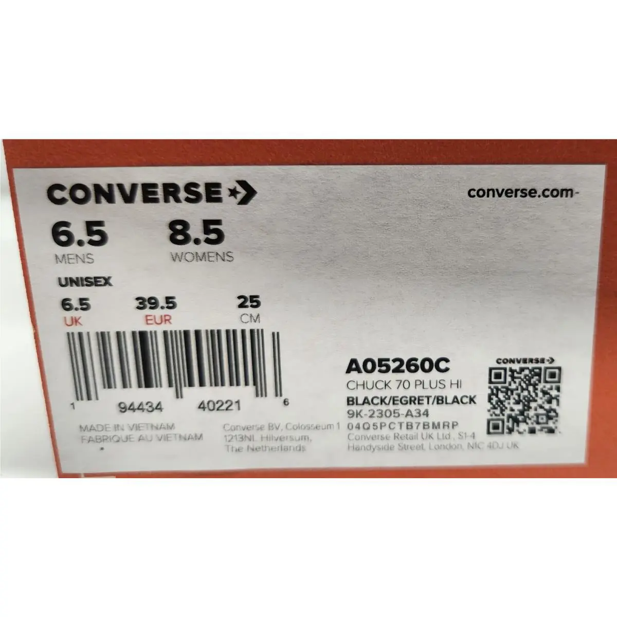 Converse shoes - Converse Chuck 70 - Chuck - A05260C - Black 0