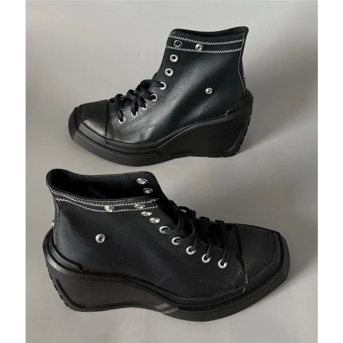 Converse shoes - Luxe Wedge - Luxe Wedge - A08650C - Black (UPC: 0194434766127) 0