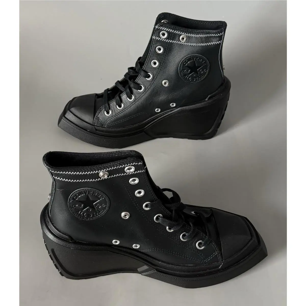 Converse shoes - Luxe Wedge - Luxe Wedge - A08650C - Black (UPC: 0194434766127) 2