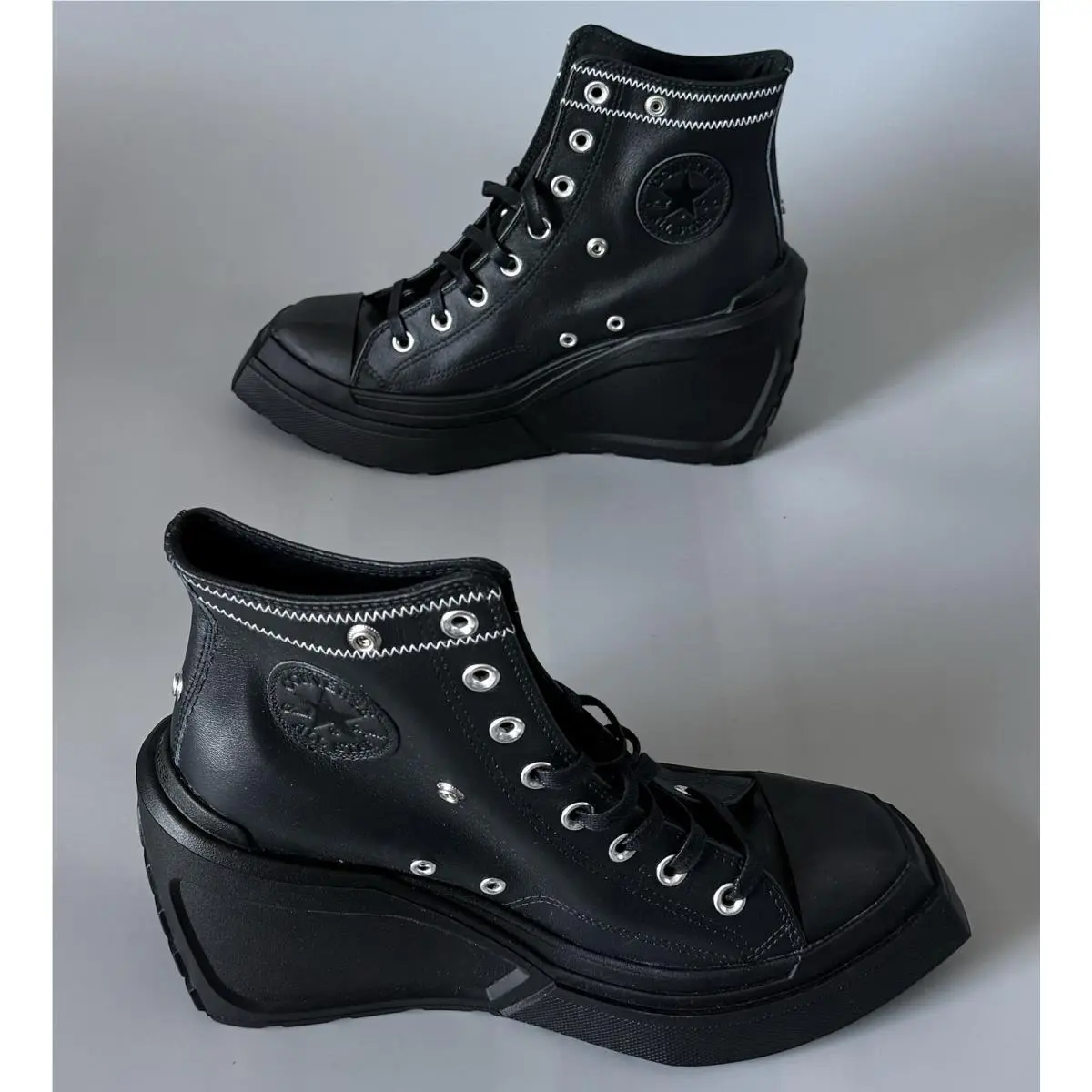 Converse shoes - Luxe Wedge - Luxe Wedge - A08650C - Black (UPC: 0194434766011) 0