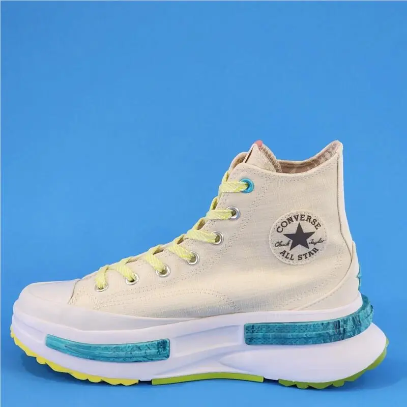 Converse shoes - Converse Star Hi - Star - Natural/Laser Lemon/Light Aqua - A03694C 0