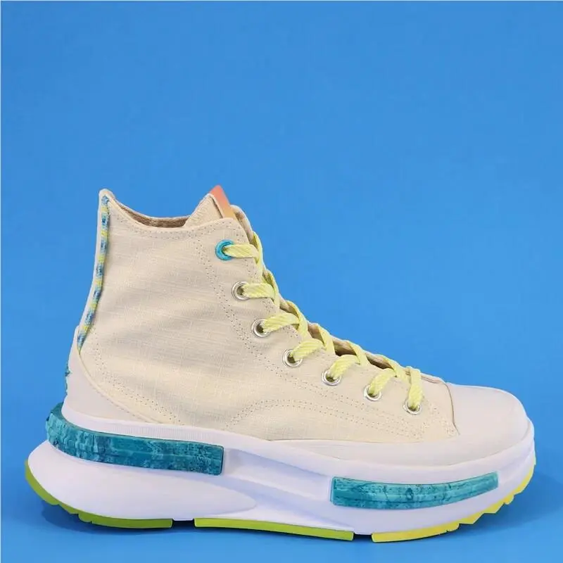 Converse shoes - Converse Star Hi - Star - Natural/Laser Lemon/Light Aqua - A03694C 1