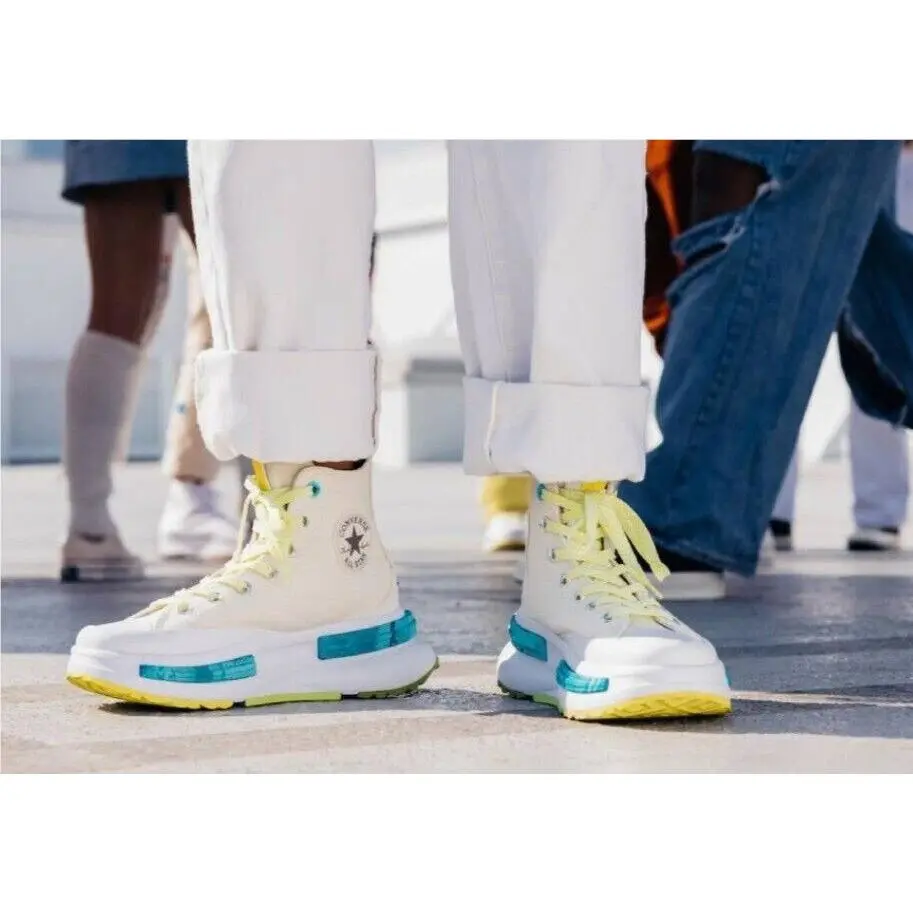 Converse shoes - Converse Star Hi - Star - Natural/Laser Lemon/Light Aqua - A03694C 5