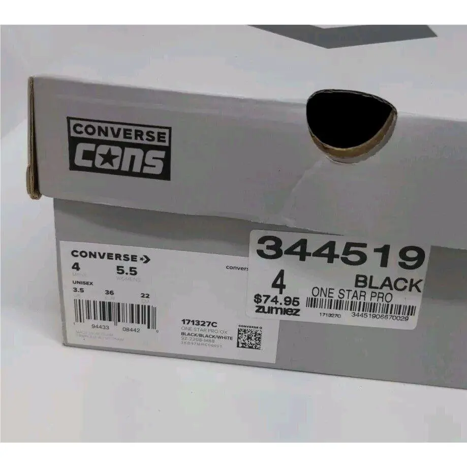 Converse shoes - Converse One Star Pro Ox - Black 5