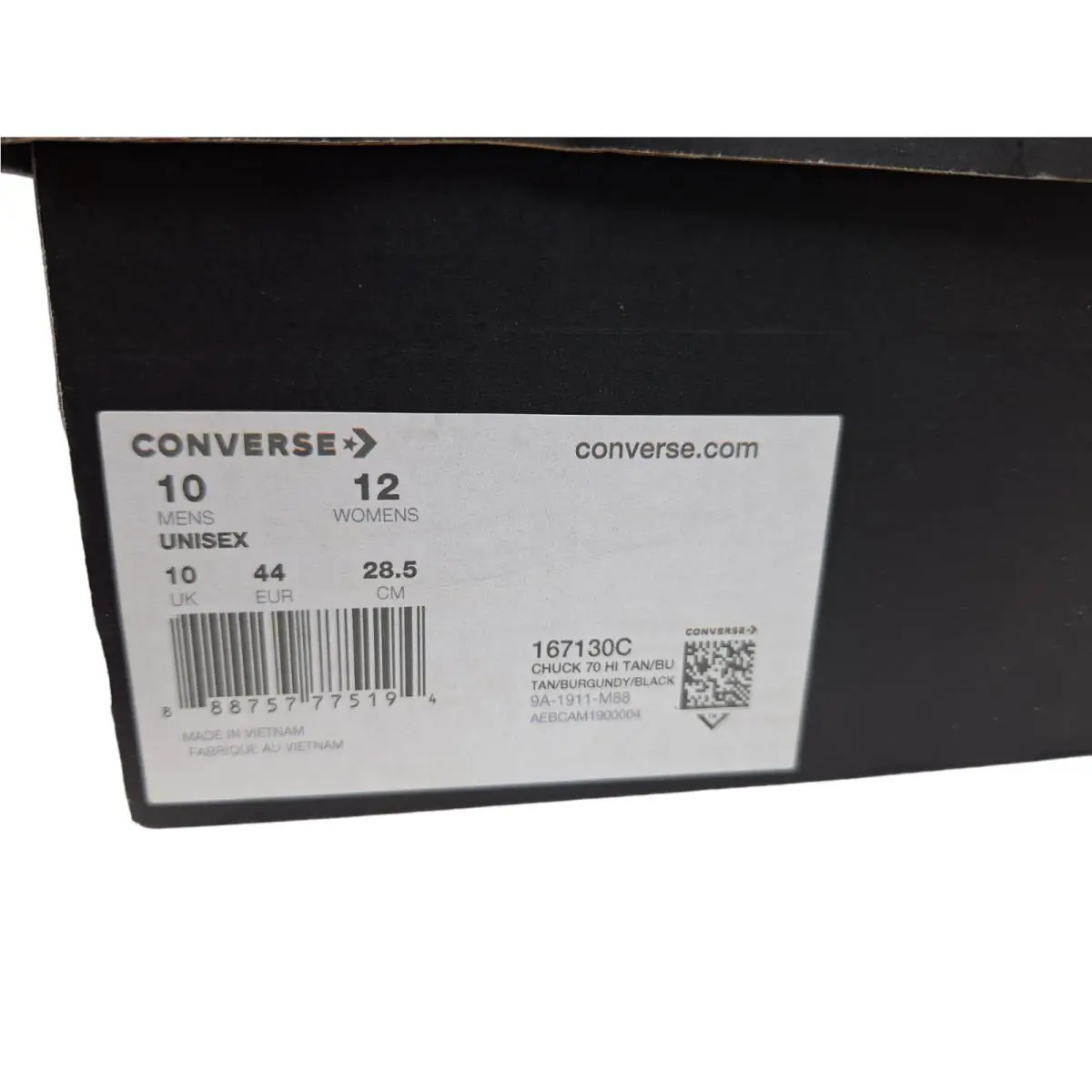Converse shoes - Chuck 70 - Chuck - Tan/Burgundy/Black (UPC: 888757775194) 6
