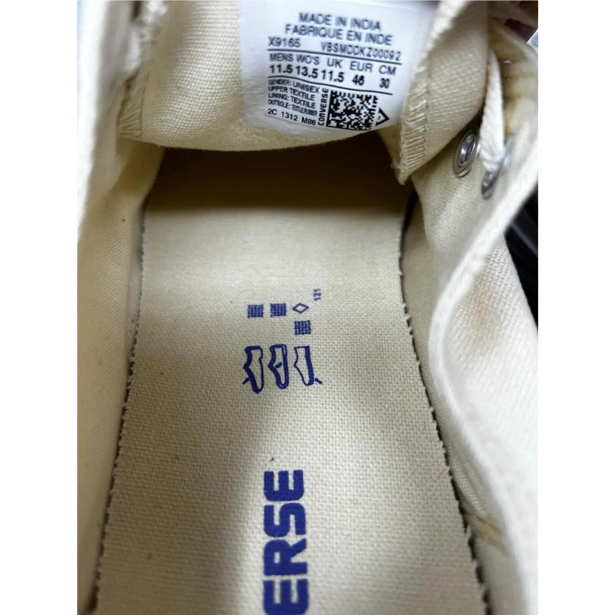 Converse shoes - Converse All Star Low - All Star Low - X9165 - Beige, Manufacturers`: Unbleached White 3
