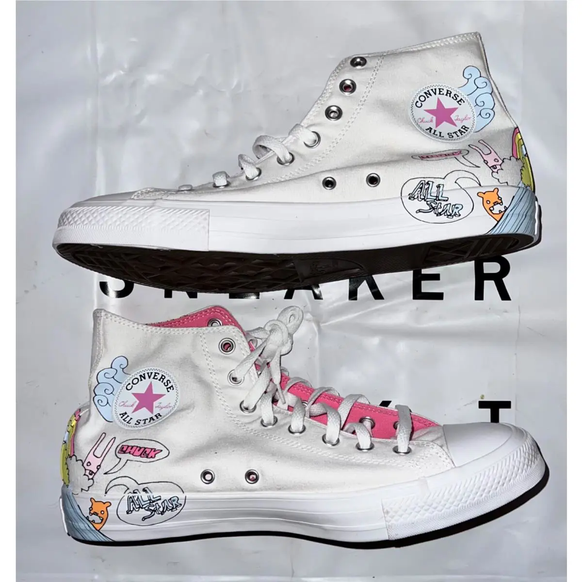 Converse shoes - Converse Chuck Taylor All Star High Top - 166562C - White 5