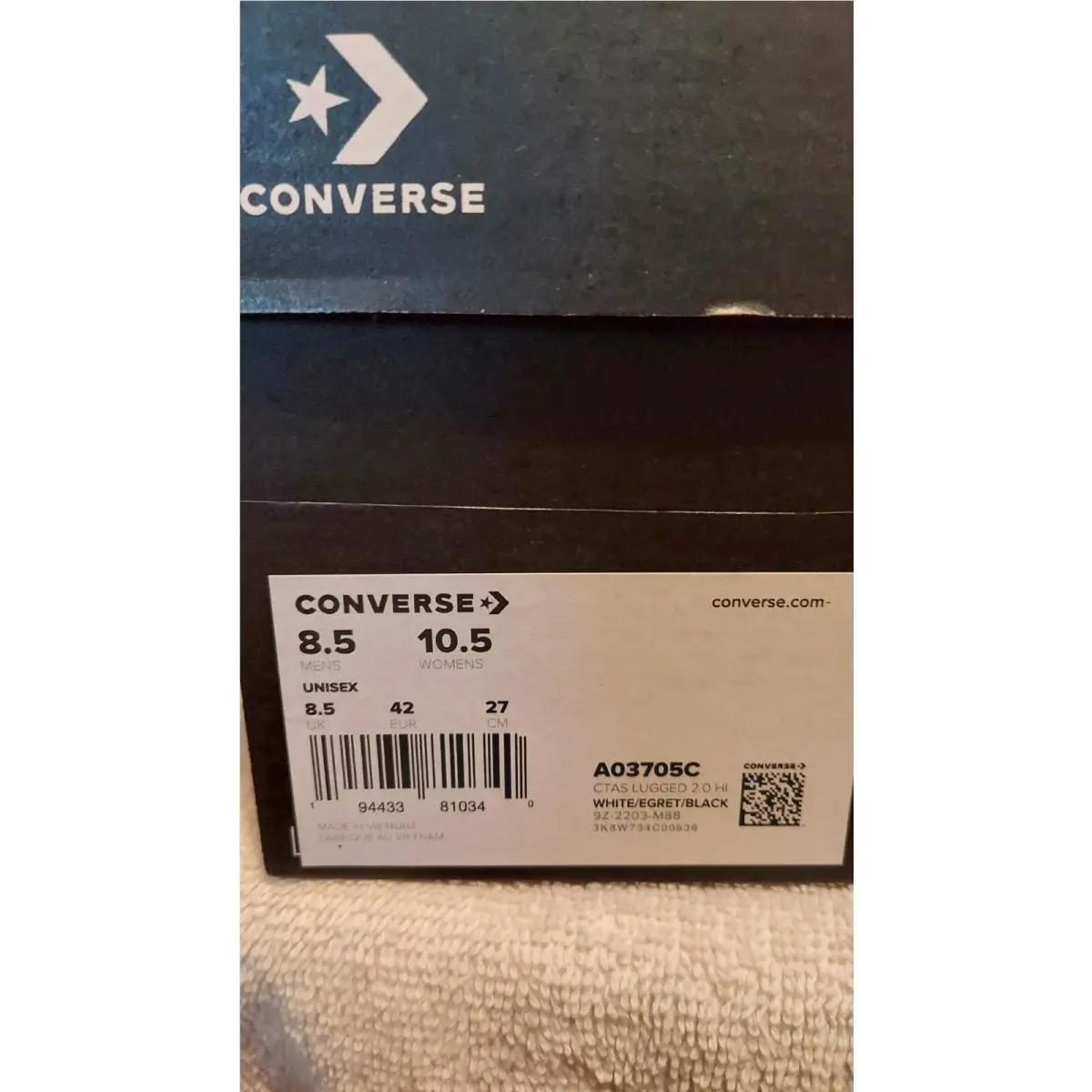 Converse shoes - CTAS Lugged 2.0 - CTAS Lugged - White (UPC: 194433810340) 4