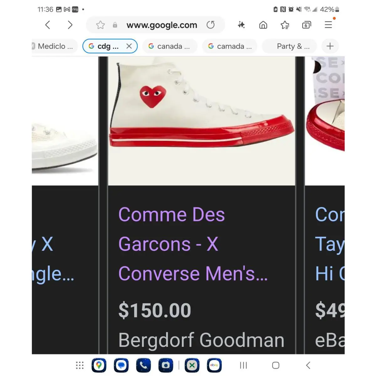 Converse shoes - Converse Comme Des Garcons PLAY Hi White - White 3