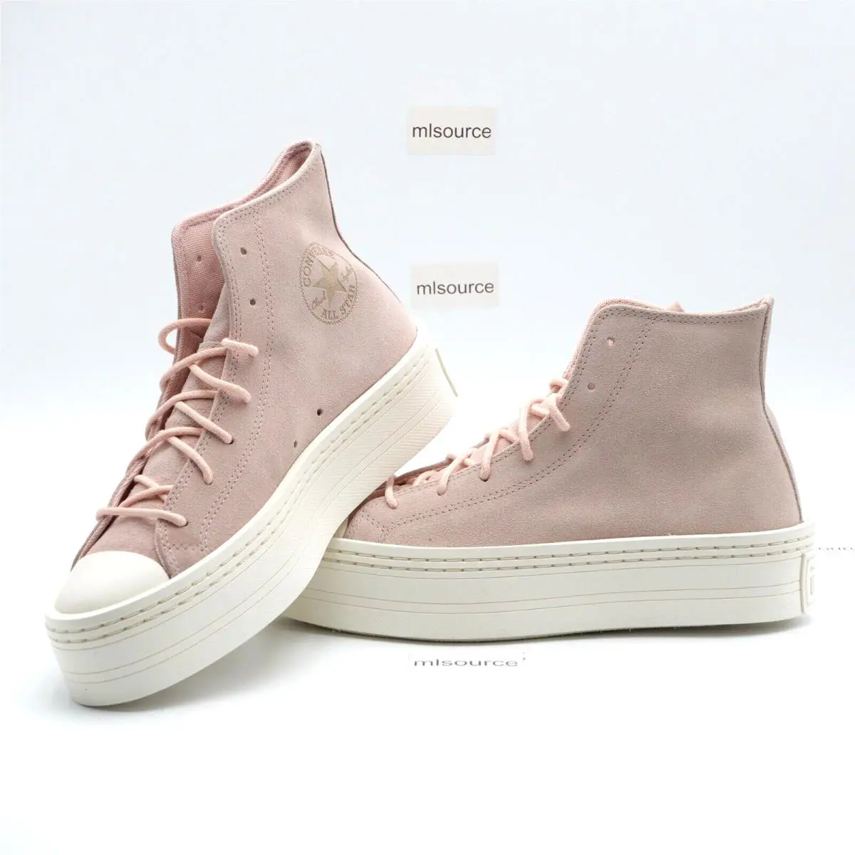 Converse shoes - Converse All Star Modern Lift Mono - A04663C - Beige, Manufacturer: Pink Sage/Egret (UPC: 194434385823) 1