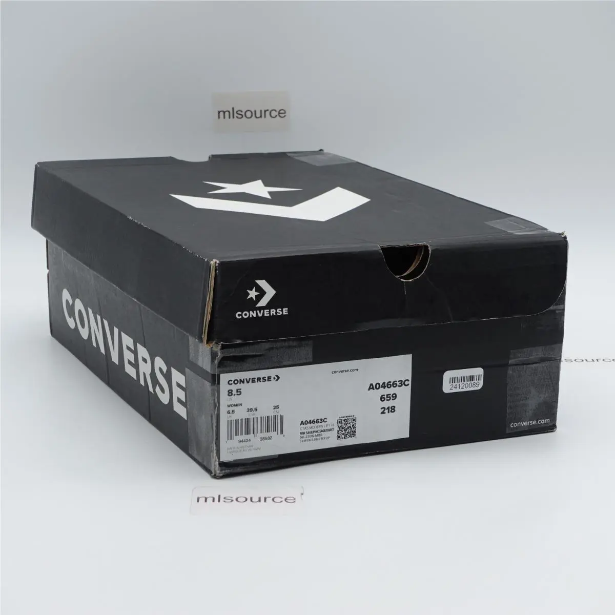 Converse shoes - Converse All Star Modern Lift Mono - A04663C - Beige, Manufacturer: Pink Sage/Egret (UPC: 194434385823) 3