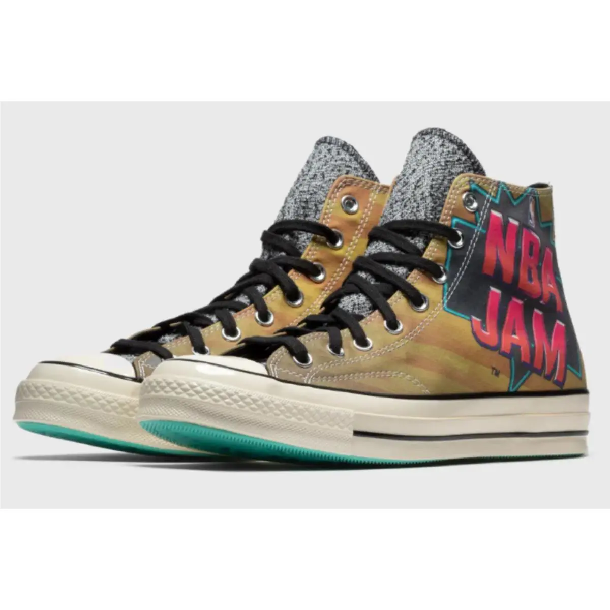 Converse shoes - Brown Hardwood Floor Aqua Grey - 171692C 0