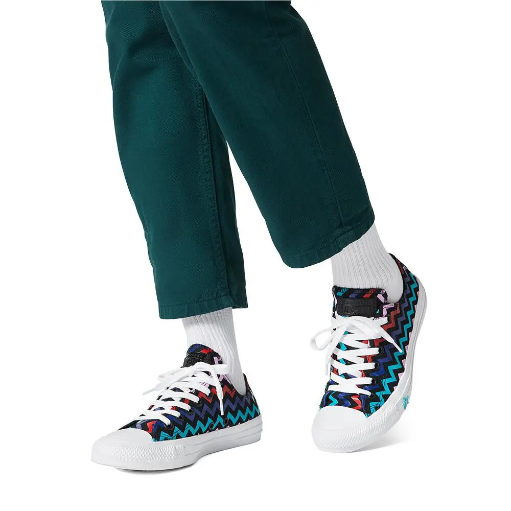 Converse shoes - Black/Peony Pink/Rapid Teal - 567102C 7