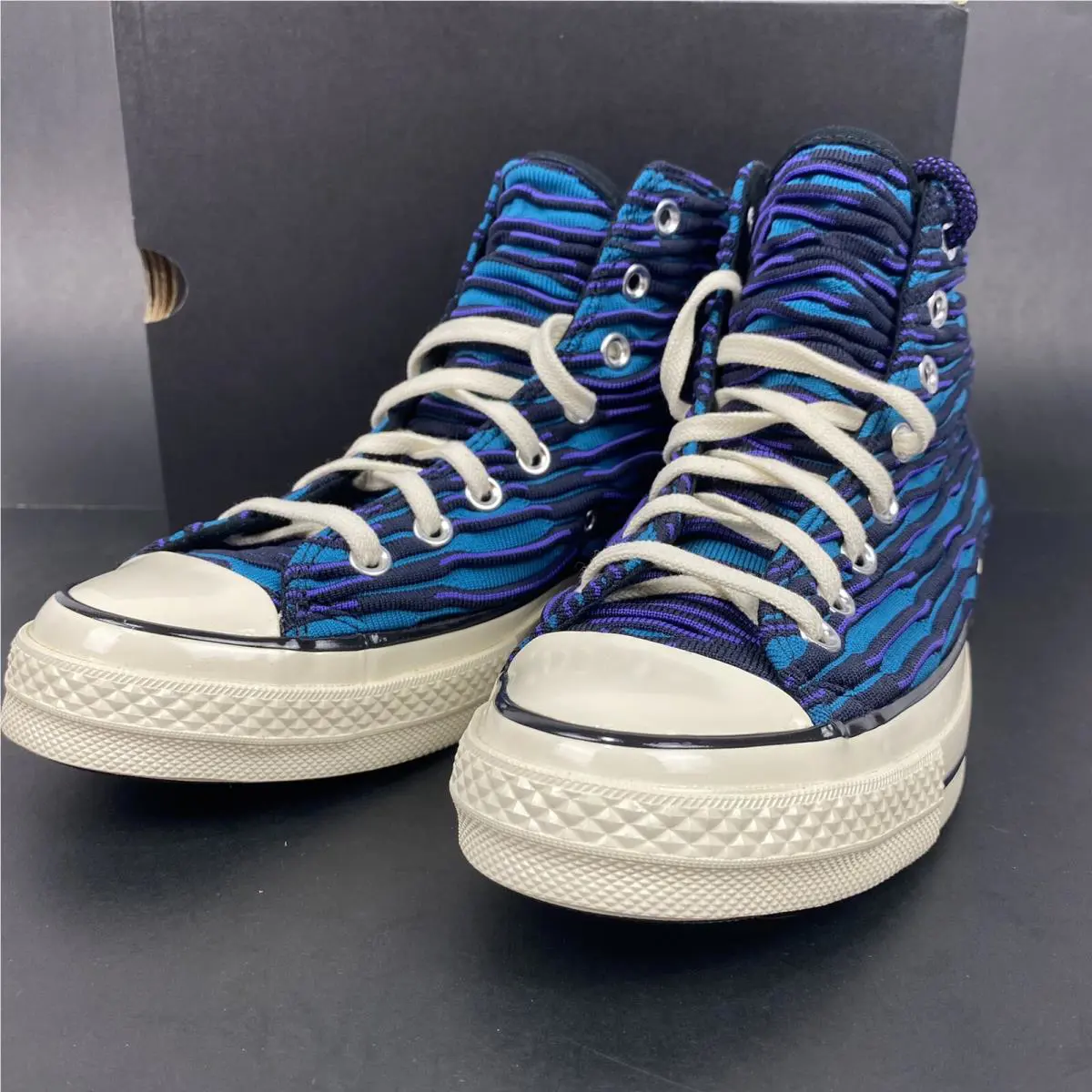 Converse shoes - Converse Wavy Knit Chuck 70 - 202799M236049 - Purple 8